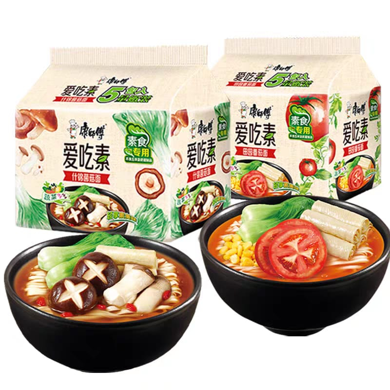 

Mie Vegetarian Vegan Kang Shi Fu Ai Chi Su 康师傅爱吃素面