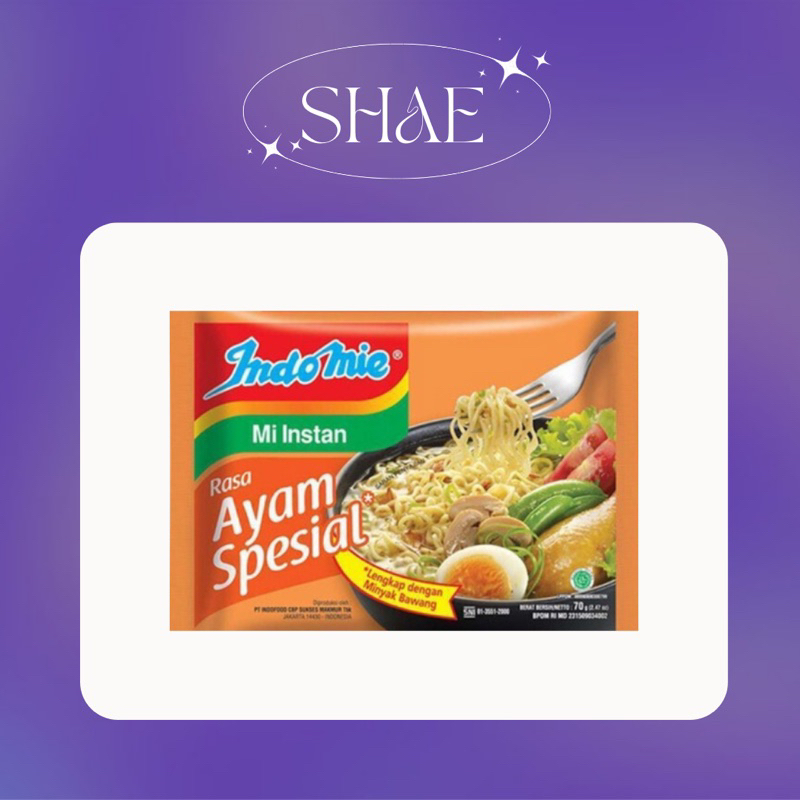 

[READY] INDOMIE Kuah rasa Ayam Spesial (70 gr) - 1 Pcs