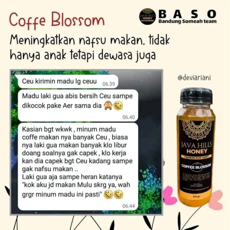 

MADU COFFE BLOSSOM JAVAHILLS MADU PREMIUM