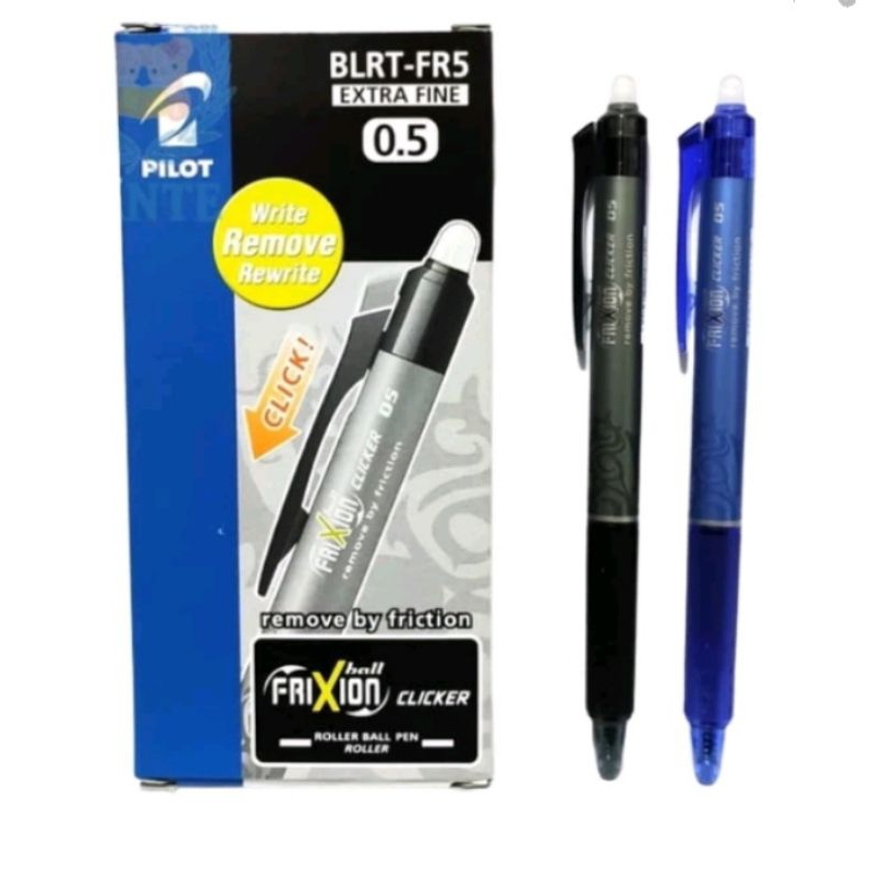 

Pulpen pilot frixion click 0.5/0.7 (bisa dihapus)