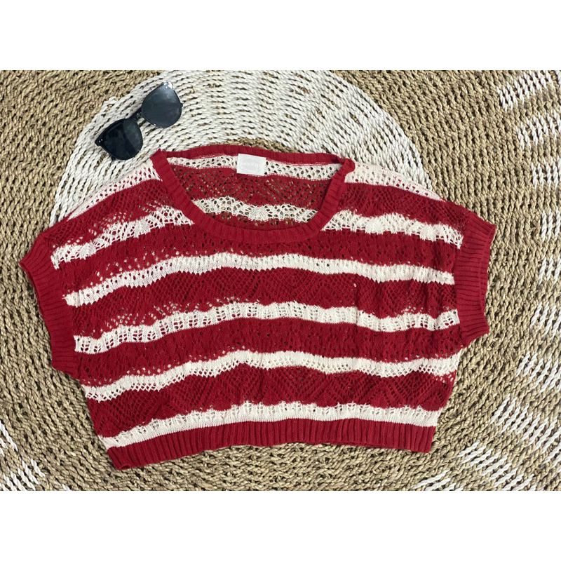 preloved cardigan rajut crop