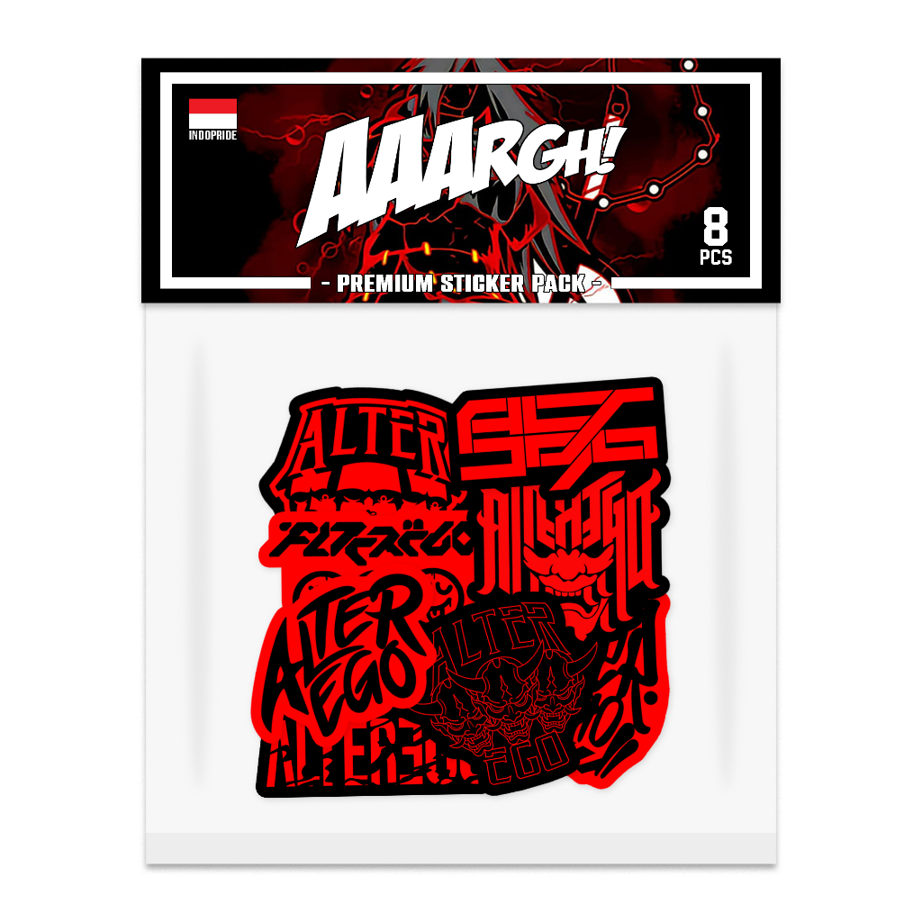 

Stiker ALTER EGO Sticker Pack vol. 2 (Red & Black Edition)