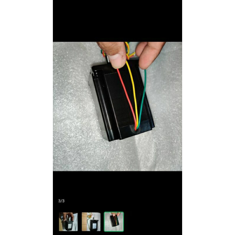 Motor Nema 23 as 8mm torsi besar 3 phasa hanpose  4A