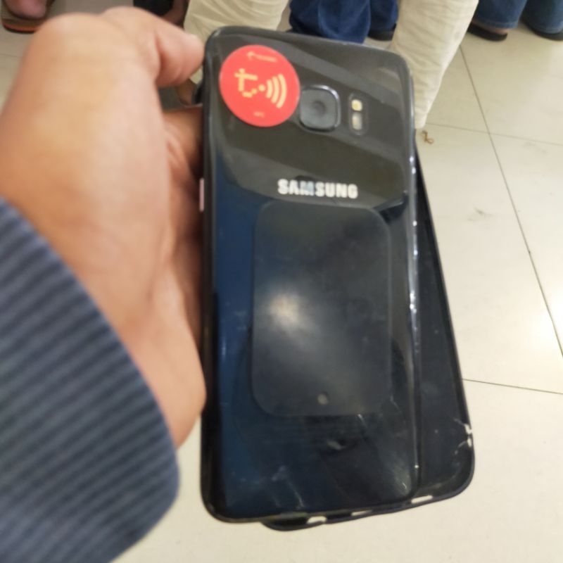 Lcd Samsung S7 Edge ORI copotan | LCD ORI copotan Samsung S7 edge | LCD Samsung S7 Edge original cop