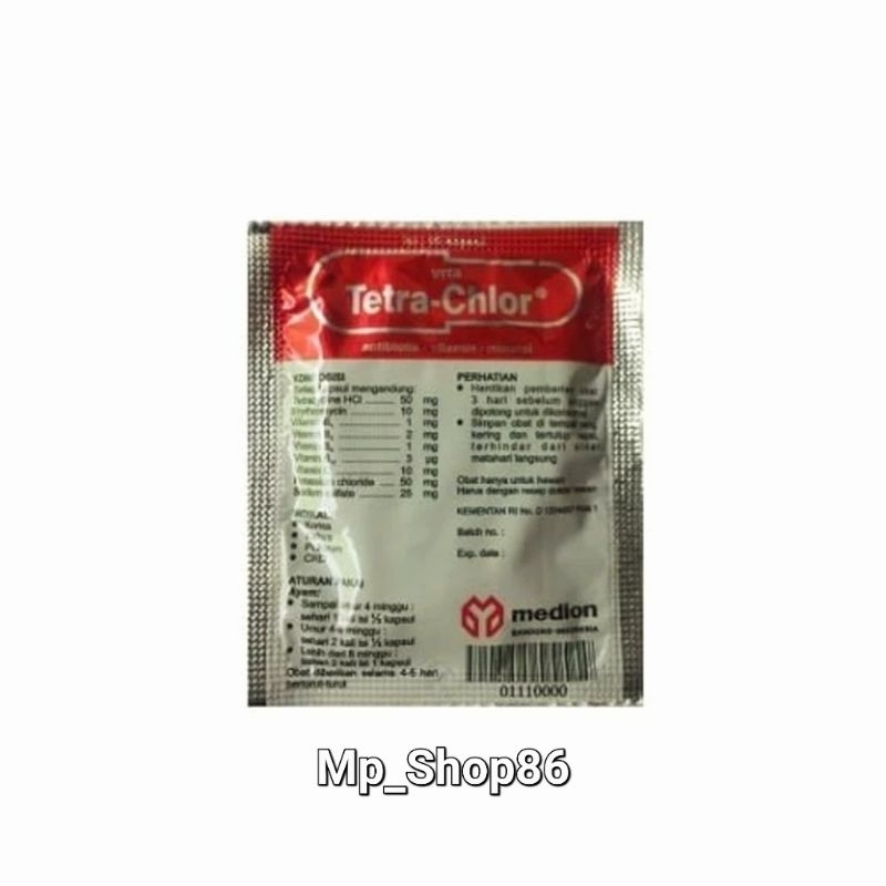 Tetra chlor Untuk perawatan  AYAM