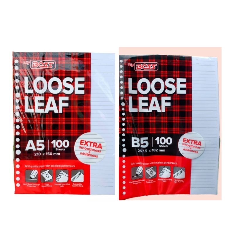

Loose leaf garis isi 100