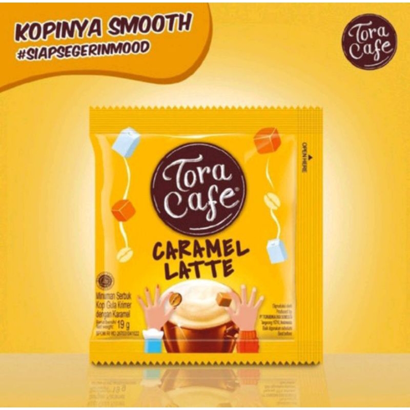 

TORA CAFE CARAMEL LATTE Minuman Kopi Bubuk Instant Renceng isi 10 pcs