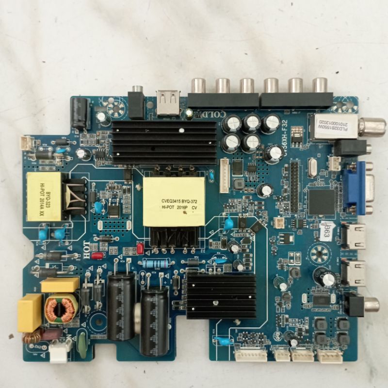 MB MOBO MAINBOARD MODULE MESIN TV POLYTRON PLD 32B1550/ PLD 32B1551/ PLD32BV1558/ PLD40T150/PLD32B15