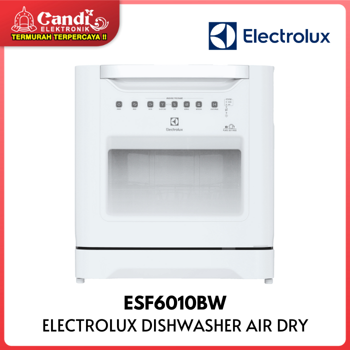 ELECTROLUX Dishwaser Air Dry Mesin Pencuci Piring ESF6010BW