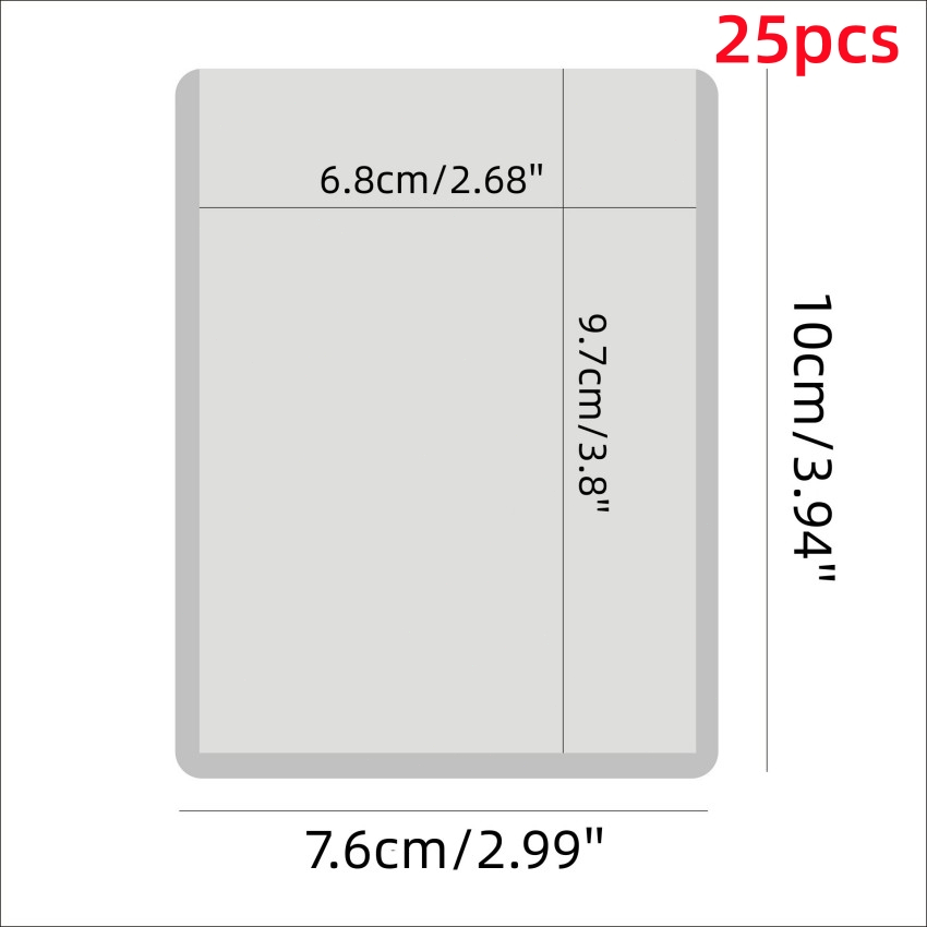 

25 Pcs/Set Toploader Card Protector Transparan / Ultra Pro Sultan Photocard/Card Sleeve