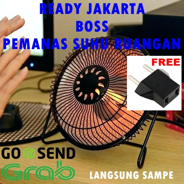 NEW Portable Alat Pemanas Suhu Ruangan 6 Inches Desktop Office Heater MINI HEATER PEMANAS RUANGAN