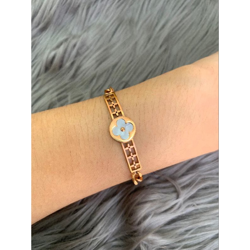 Gelang rantai wanita Titanium Anti karat Anti hitam -Elegant mewah