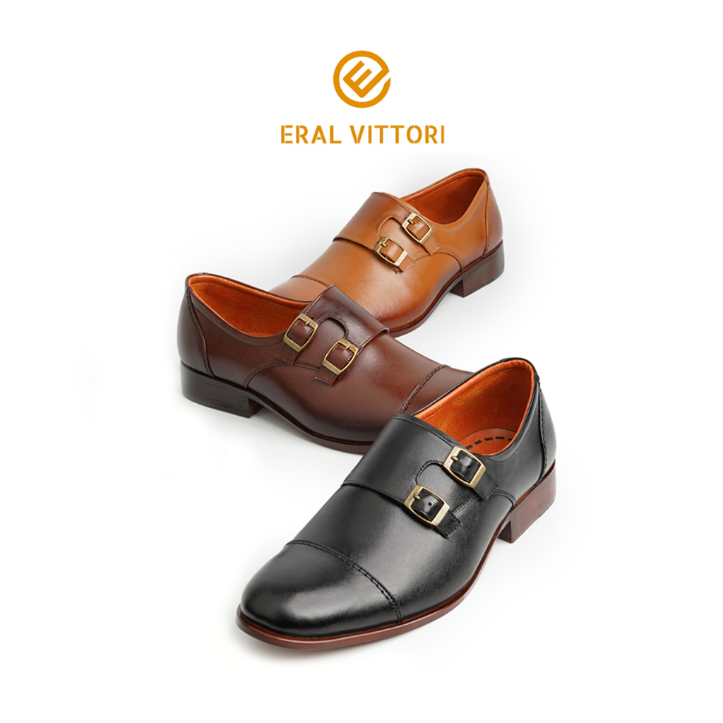 Eral Vittori -  Ersive 201 Sepatu Pantofel Pria Kulit Formal Kantor Pesta Pengantin
