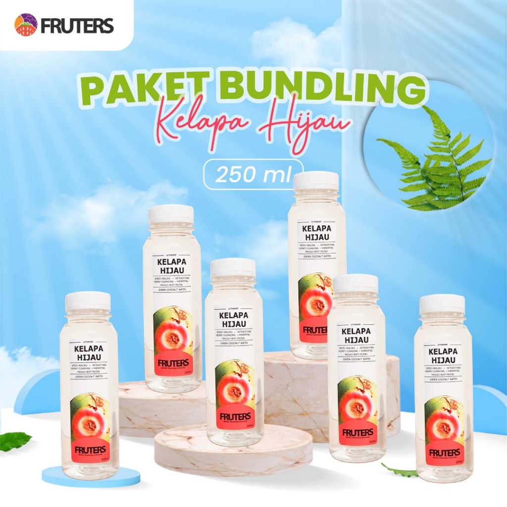 

PAKET BUNDLING KELAPA HIJAU 250ML - AIR KELAPA IJO MURNI BY FRUTERSID