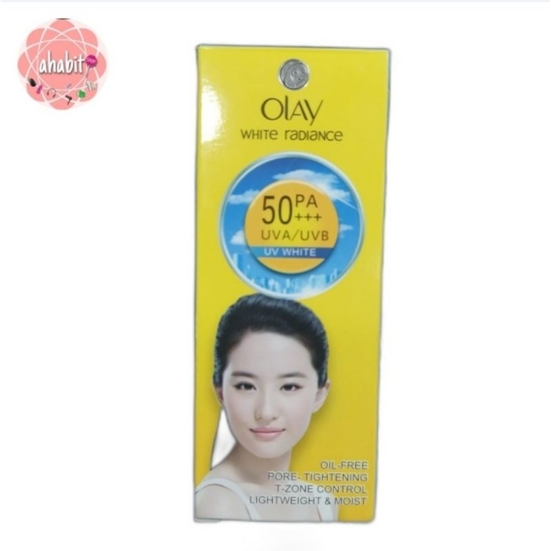 OLAY White Radiance Sunblock Sunscreen UVA UVB UVWhite SPF 50 PA+++ (60ml)