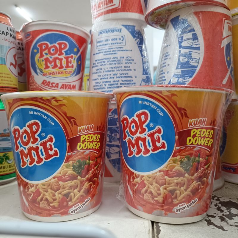 

Pop Mie Kuah pedes dower ayam pedas 3pcs #75g