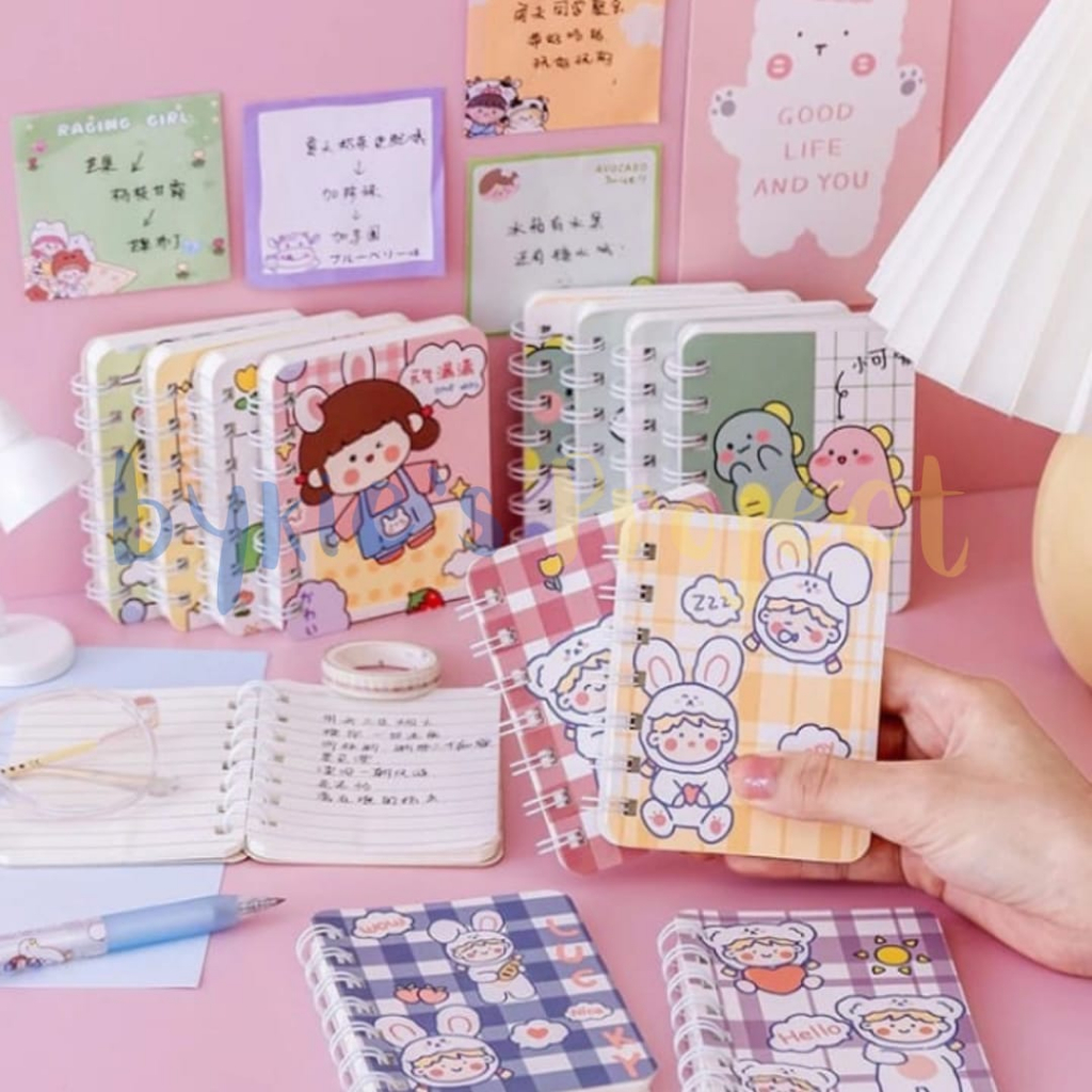 

[bykie's project] Mini Note A7 motif lucu