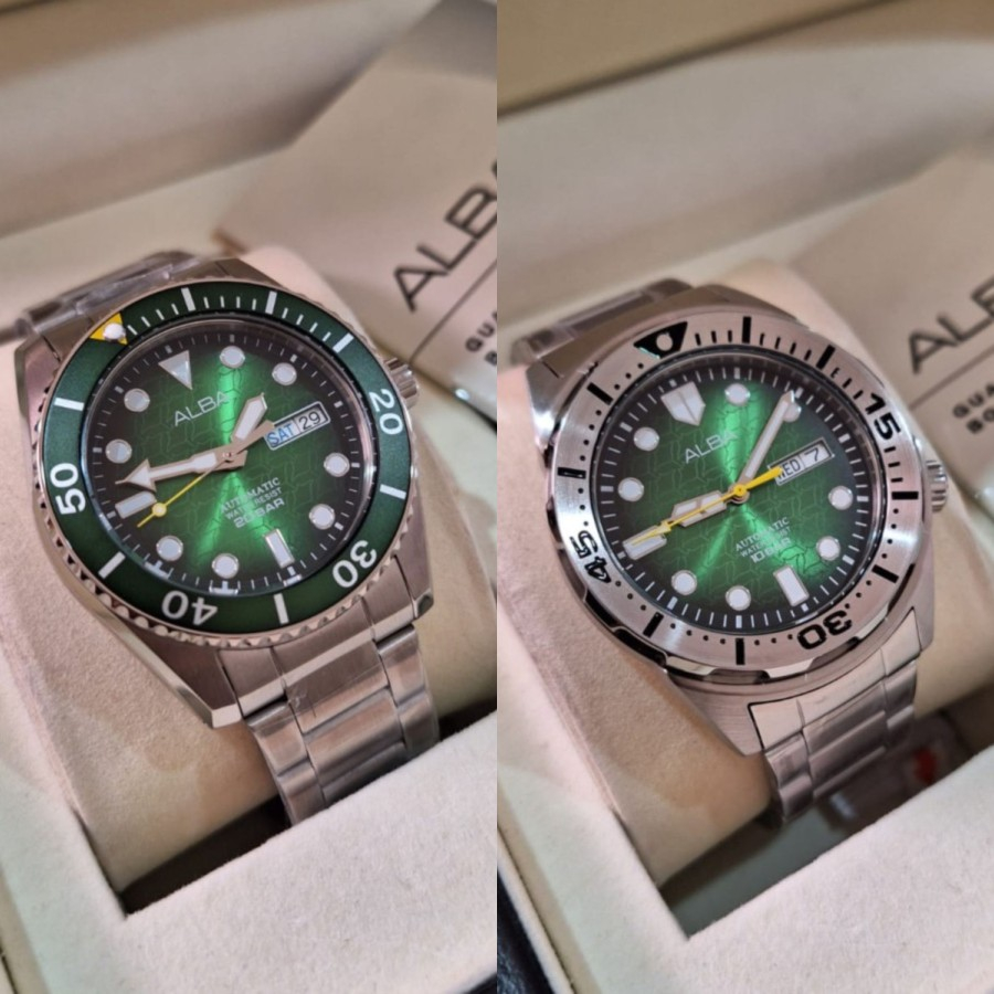 JAM TANGAN PRIA ALBA AL4437X1/AL4443X1/AL443 AUTOMATIC TERBARU ORIGINAL