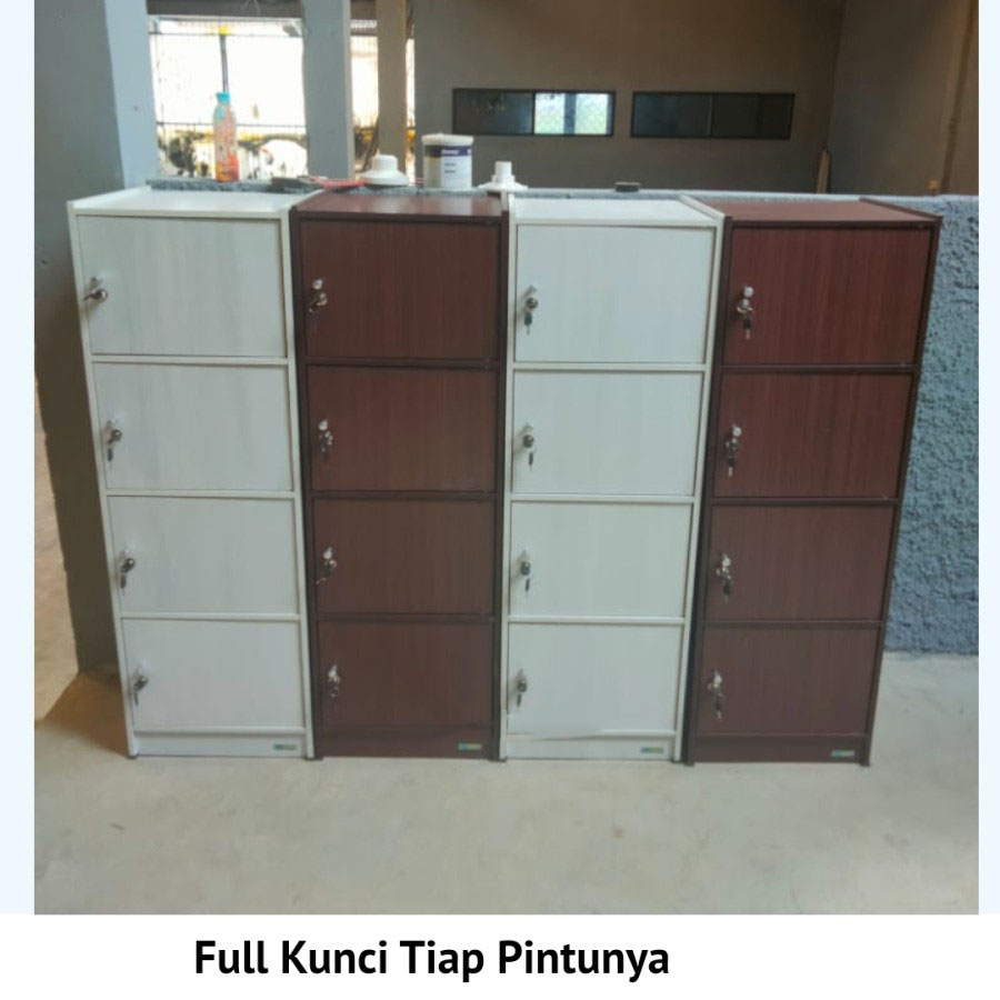 rak buku susun lemari buku susun 4 rak susun kayu murah rak putih