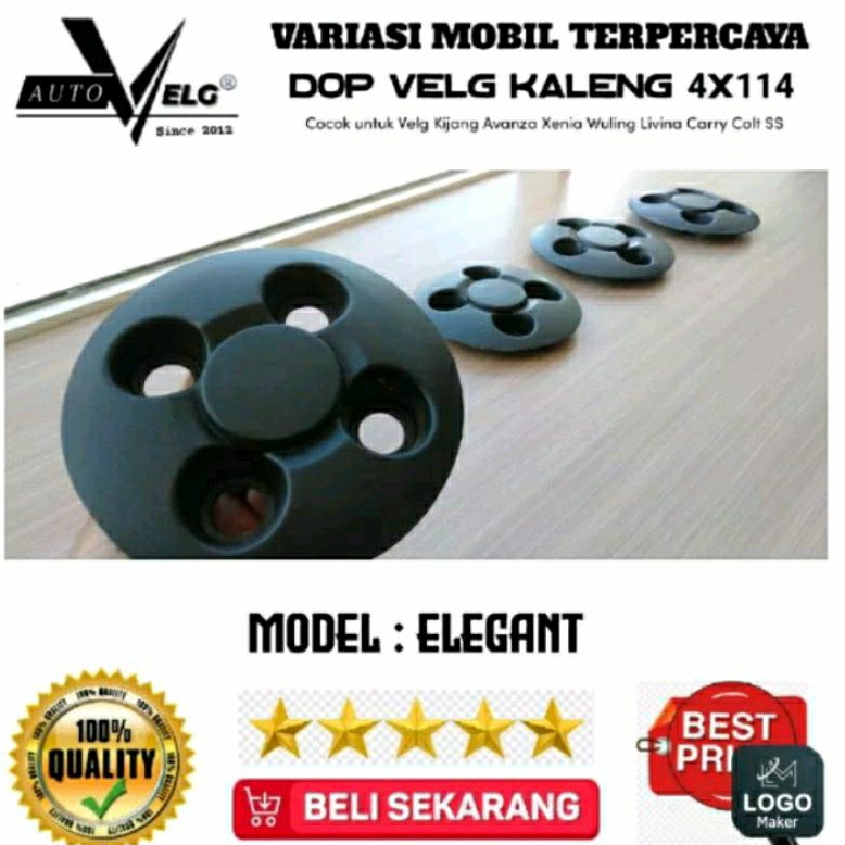 Dop Velg Ring 13 RIng 14 Ring 15 pcd 4 x 100 Rocky Sigra Agya Calya Karimun