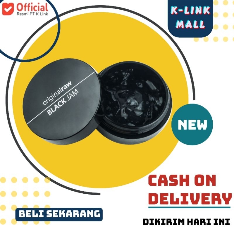 KRIM WAJAH BLACK JAM SMALL ORIGINAL RAW 9 ML