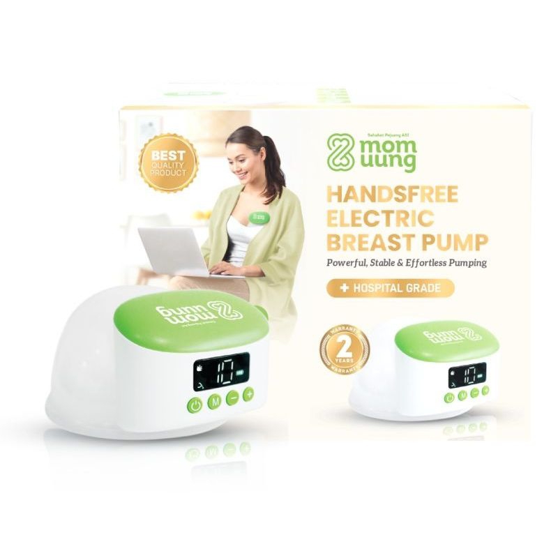 MOM UUNG HANDSFREE ELECTRIC BREAST PUMP | Pompa asi elektrik| pompa asi handsfree