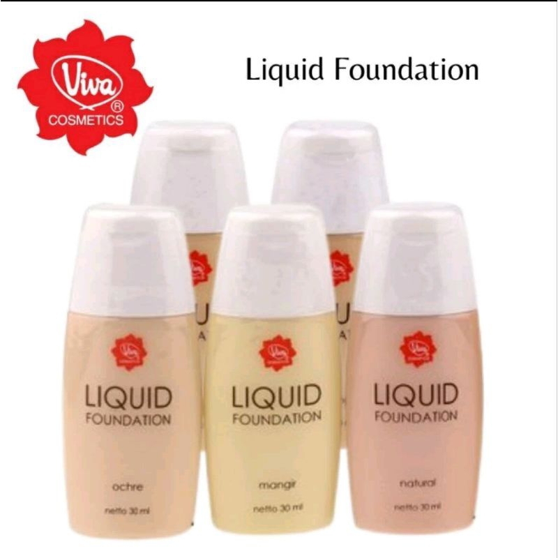 Viva Liquid Foundation 30 ml / Alas bedak cair Viva