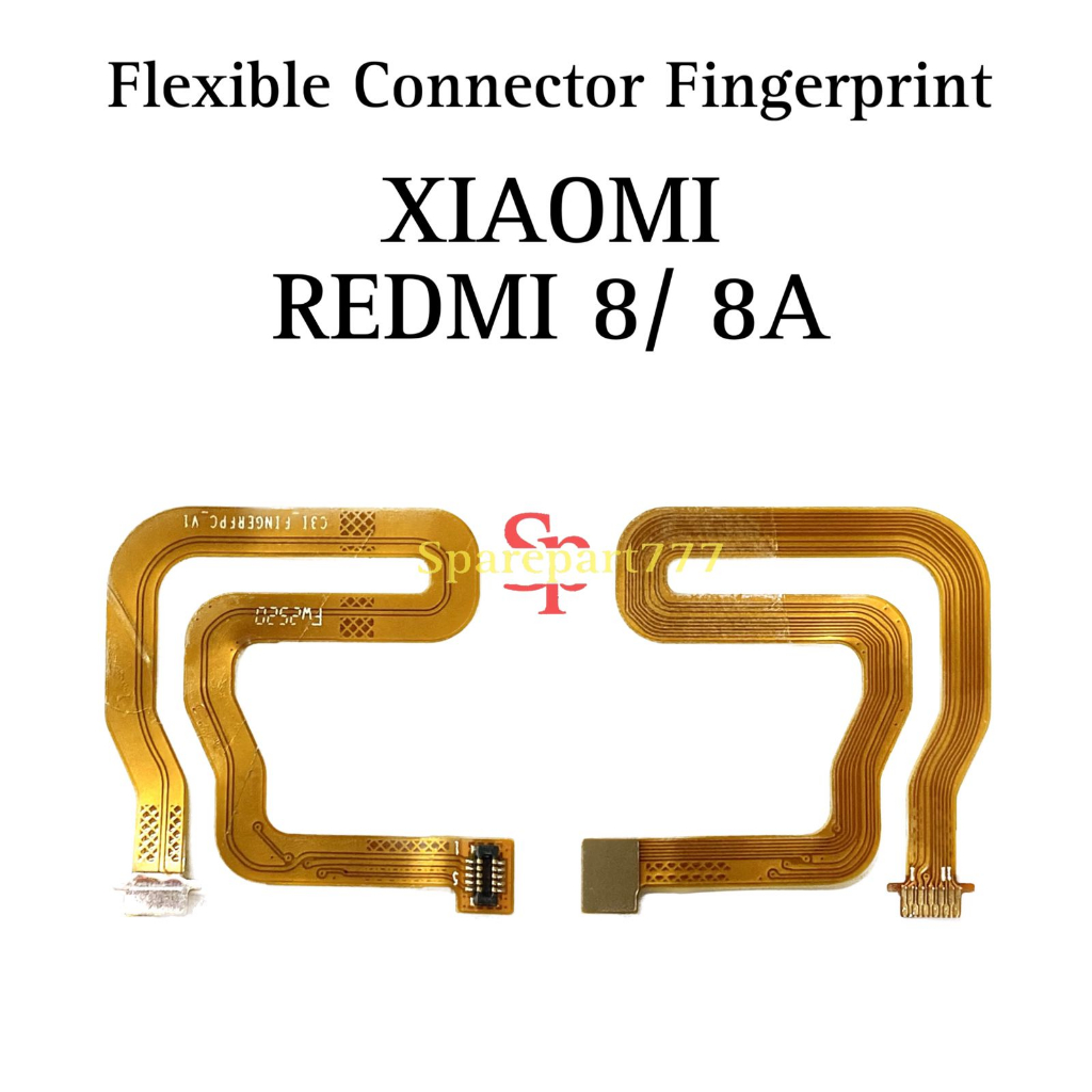 Flexible Konektor Fingerprint ke Mesin Xiaomi Redmi 8 / 8A / M1908C3IC / MZB8255IN / MZB8458IN / M19