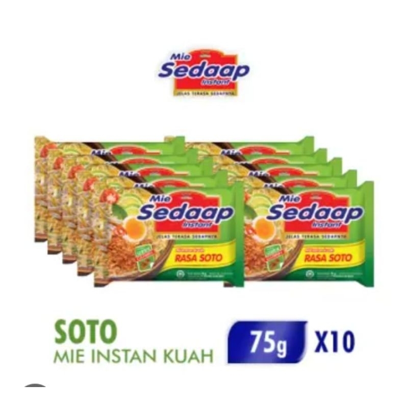 

MIE SEDAAP SOTO ISI 10