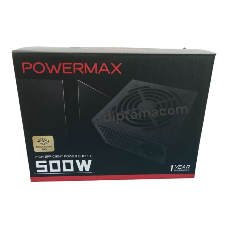 PSU 500 Watt  Powermax  500 Watt  Power Supply Powermax