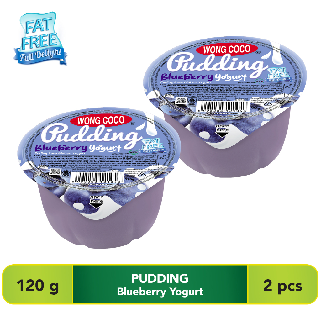 

Wong Coco Pudding Blueberry 120gr (2Pcs)