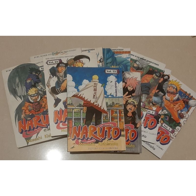 Komik/manga Naruto original bekas Vol. 1-72