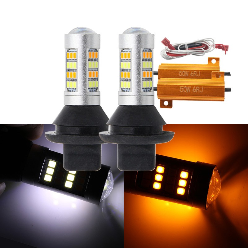 Lampu Sein LED Mobil 2 Mode DRL dan Sein Lampu Sein Mobil