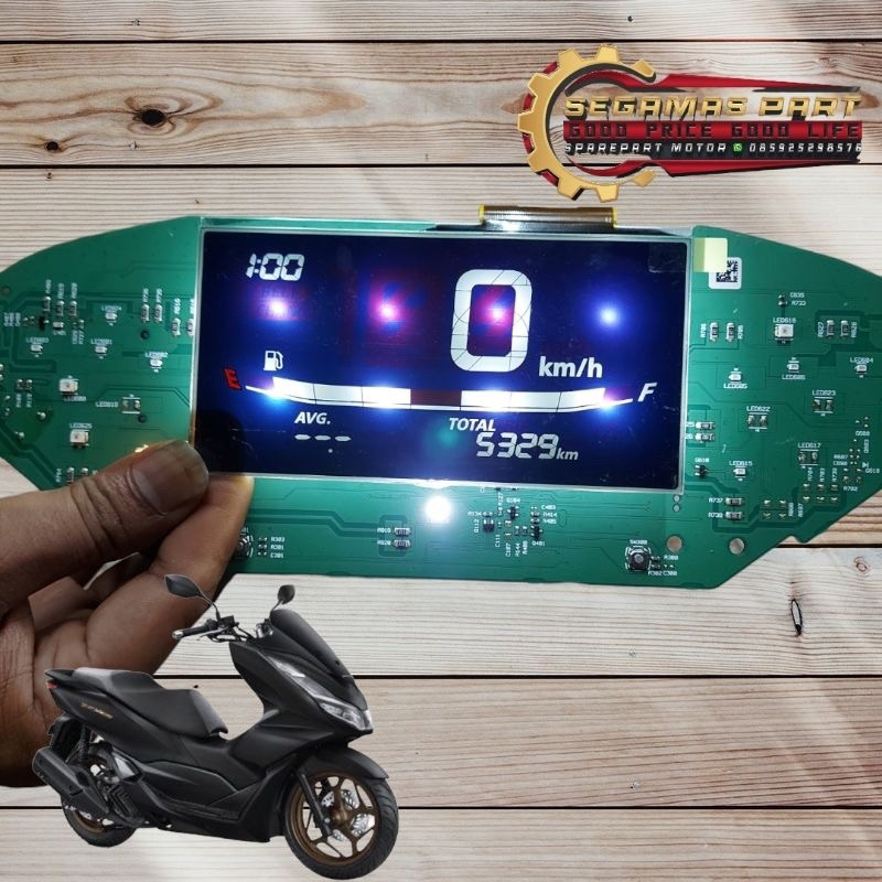 Mesin PCB set LCD speedometer spidometer PCX 160 New ABS dan CBS K1Z Original