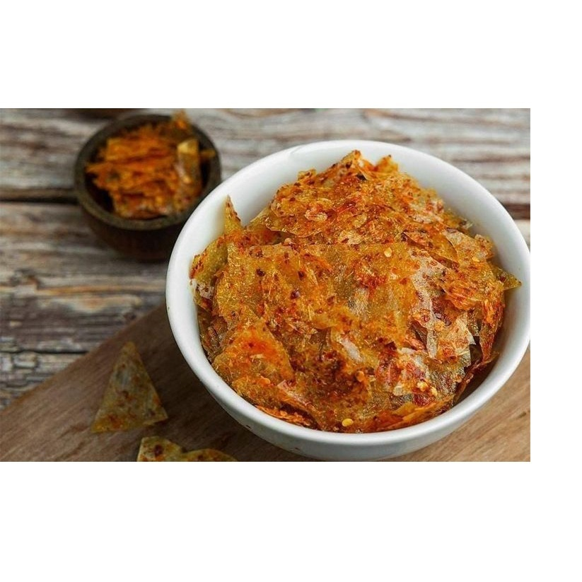 

Keripik Kaca Pedas Daun Jeruk - Keripik Kaca GCB 500 Gram