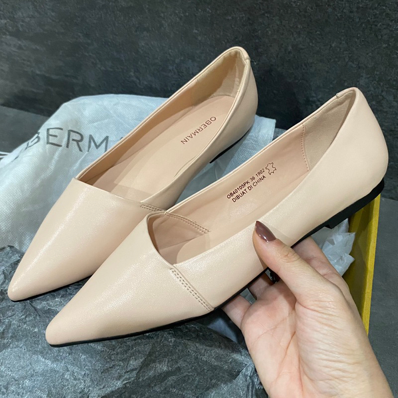 Sepatu Sandal Heels Wedges OBERMAIN Wanita Original 100%