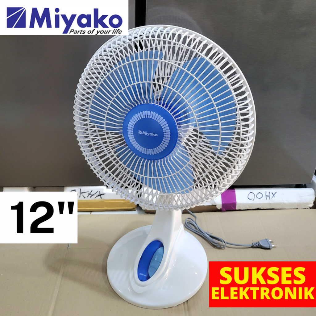 KIPAS DUDUK MIYAKO 12IN / DESK FAN MIYACO 12 IN INCH KAD-1227B-PL 1227