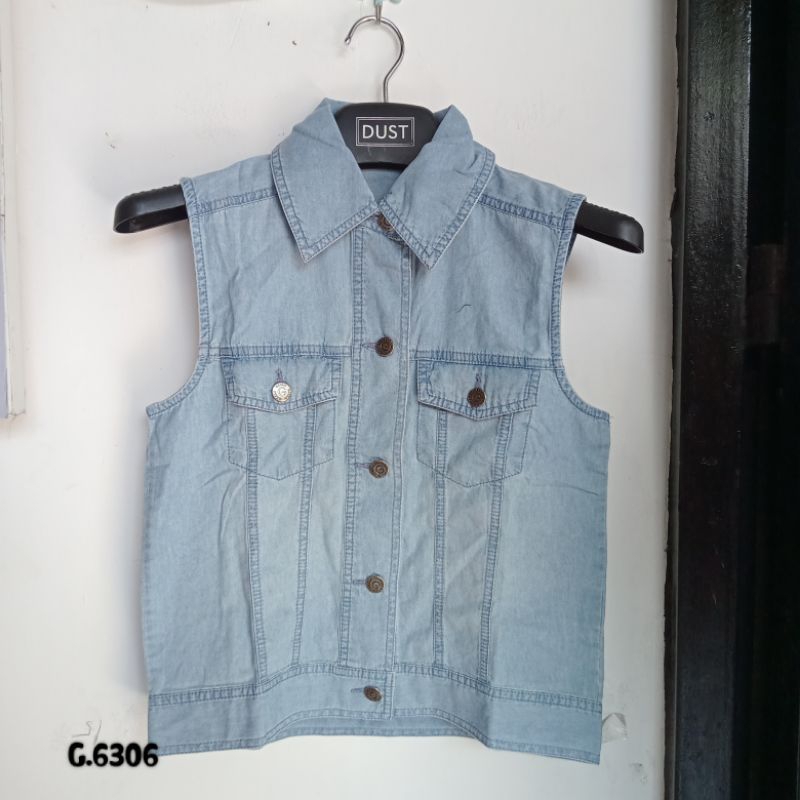 Geela Rompi Denim biru terang (6306)