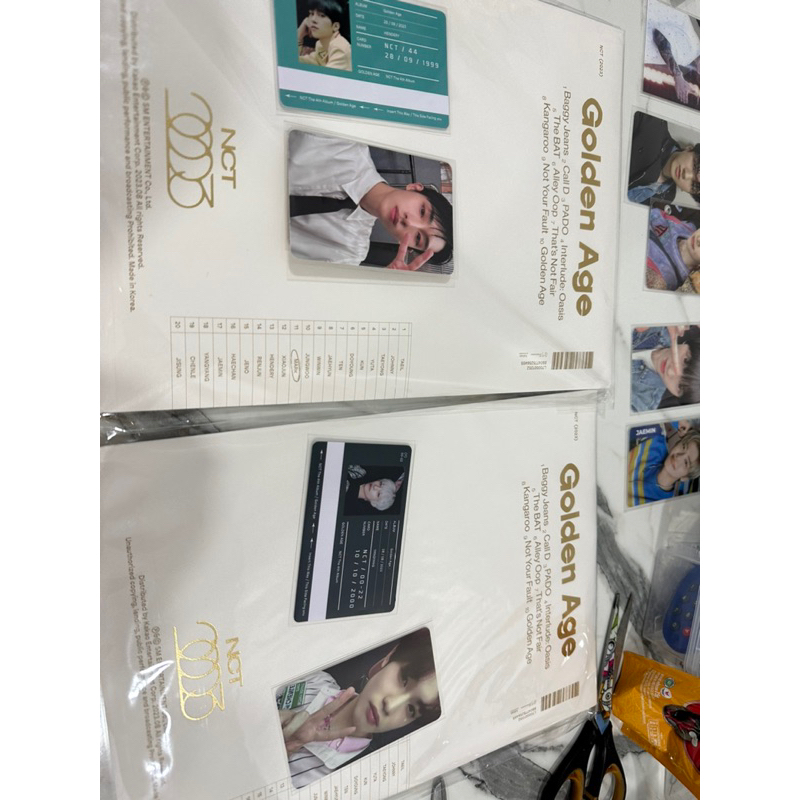 READY INA- NCT 2023 GOLDEN AGE UNSEALED/SHARING RENJUN WINWIN CHENLE HAECHAN KUN