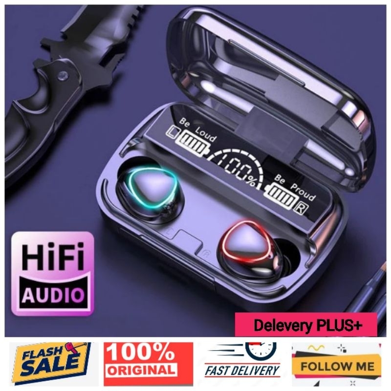 Headset Bluetooth TWS M10 5.3  earphone Wireless