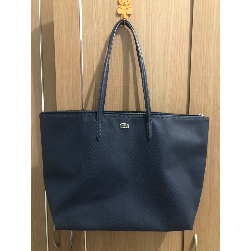 PRELOVED - Lacoste Concept Zip Tote Bag