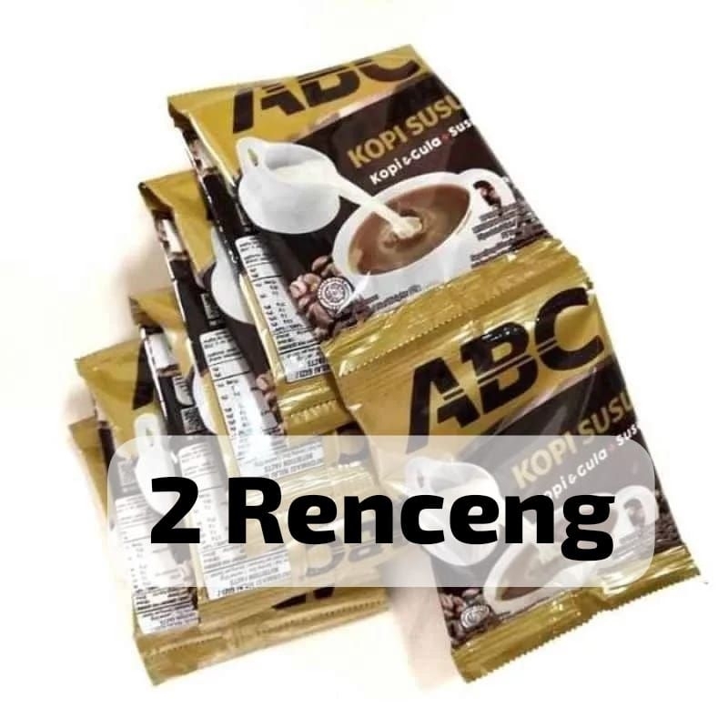 

Kopi ABC Kopi Susu Instan Renteng 30g 2 Renceng