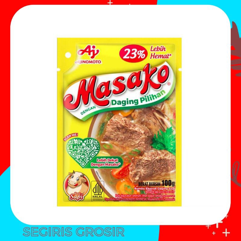 

Ajinomoto Penyedap Rasa Masako Sapi 100 Gr