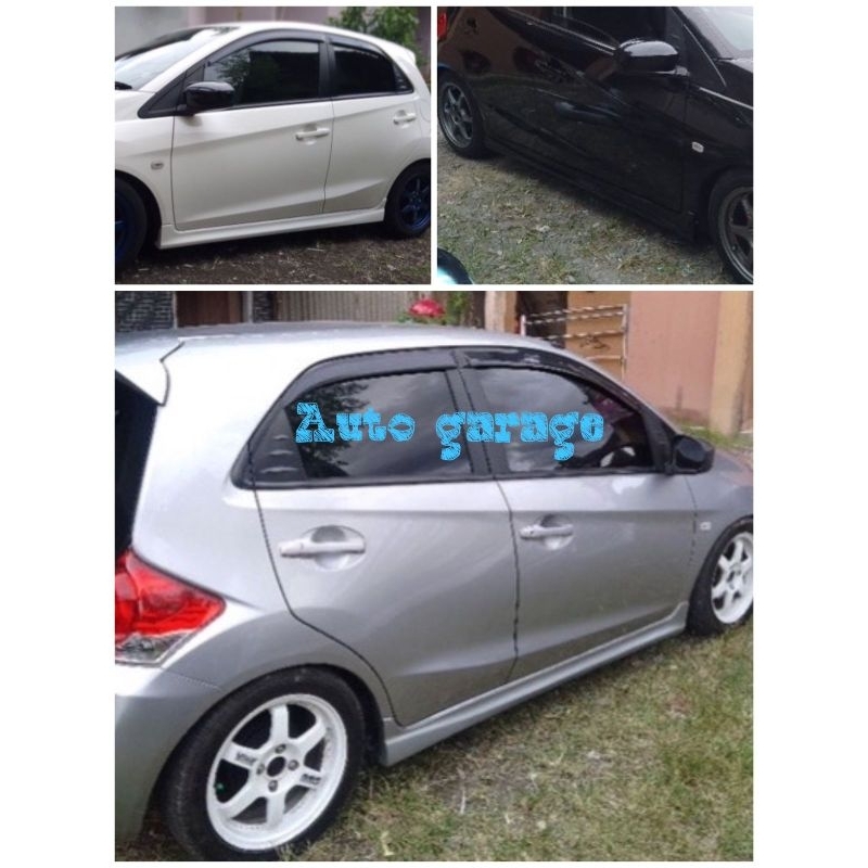(bisa cod) side skirt sideskirt bodykit samping honda brio old lama Model RS