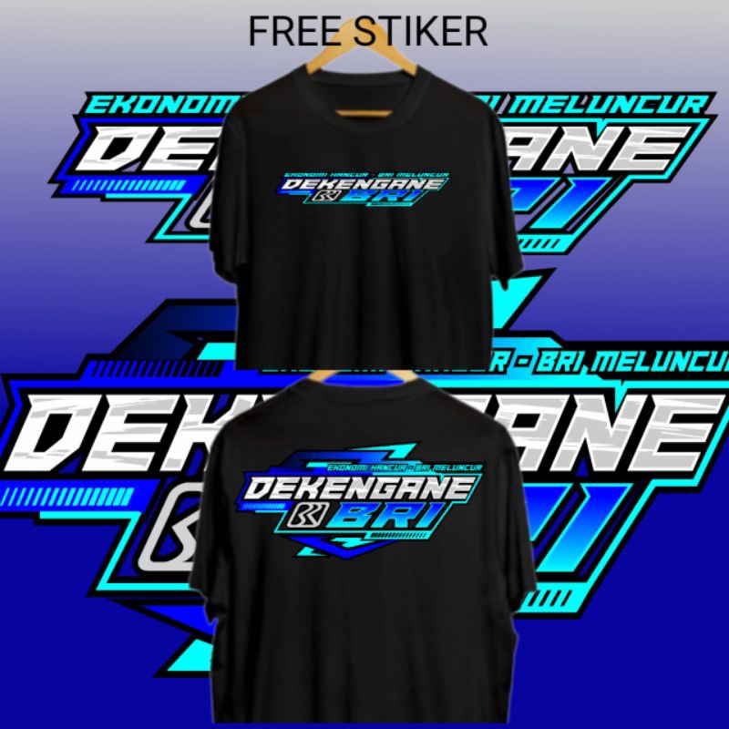 Kaos Dekengan BRI Dekengan Pusat 24s Katun Tebal free stiker