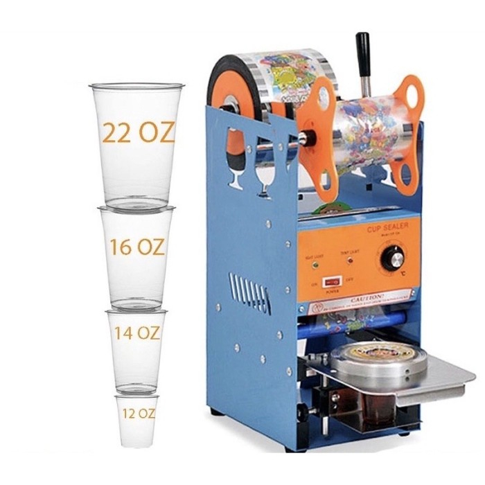 Cup Sealer - Mesin Sealer Gelas Plastik - Cup Sealer Manual Mesin Cup Sealer Alat Pres Gelas Minuman