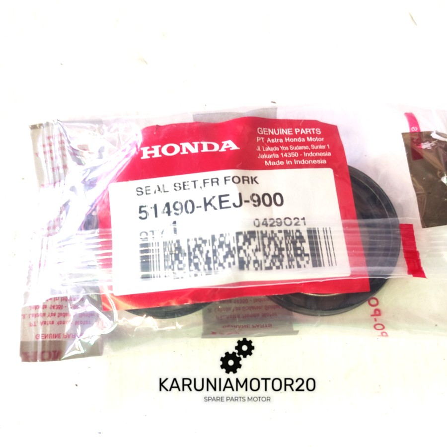 Seal Shock Depan + Seal Dust Megapro/Tiger Original AHM 51490-KEJ-900