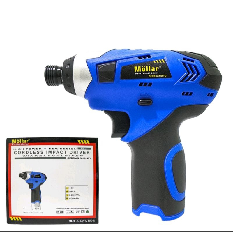 Impact driver Mollar 12v hanya unit Banjarmasin