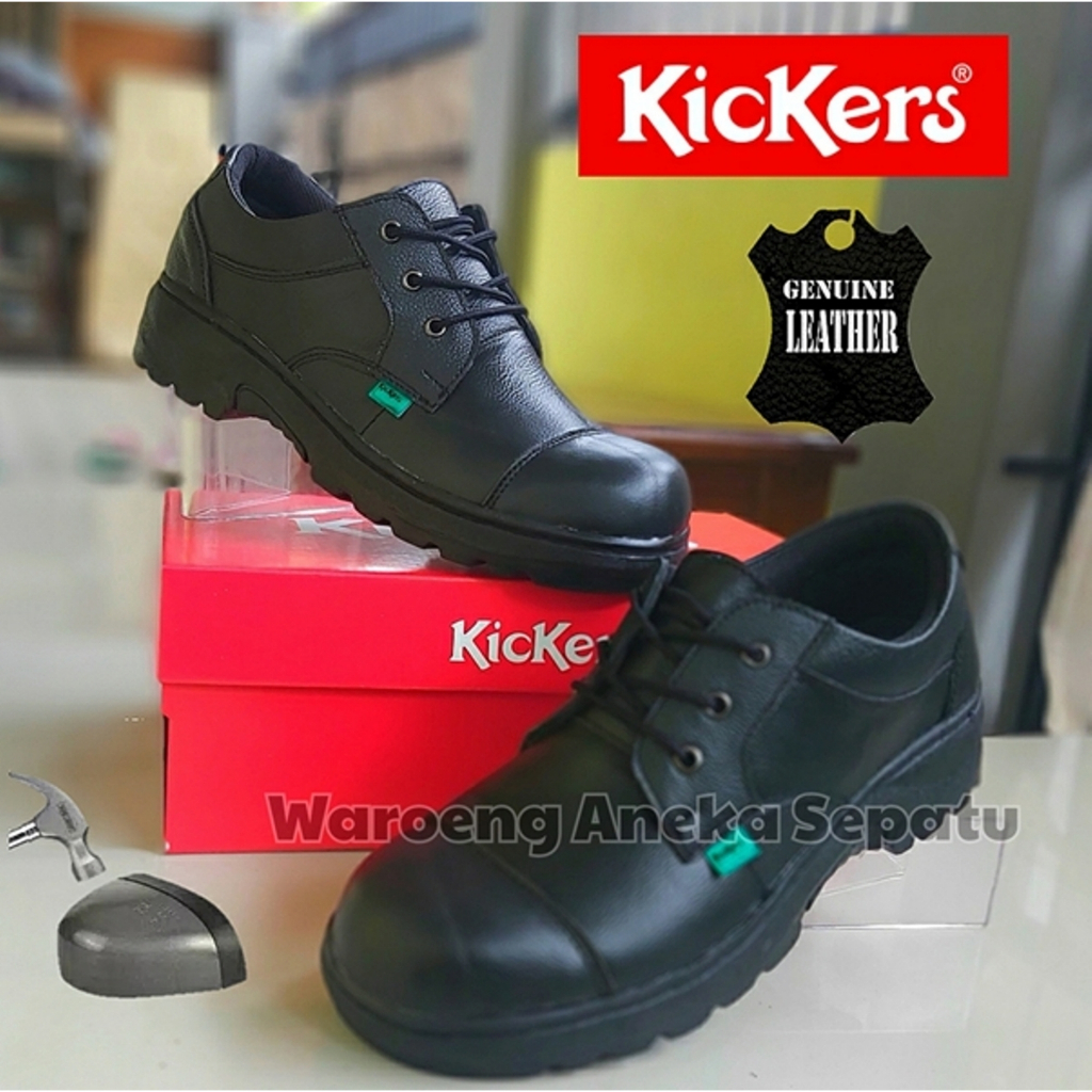 Sepatu Boots Delta Safety Resleting Kulit Original Almost Indicator Tracking Touring Kerja  Pria