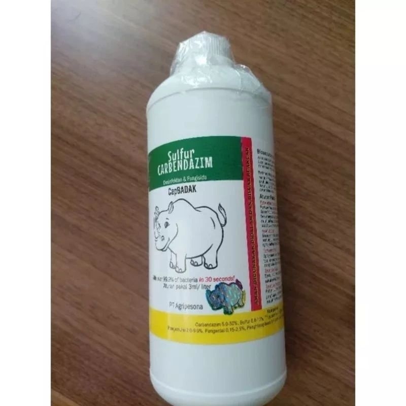 Disinfekfan + Fungisida CAP BADAK 1 Liter / Sulfur Carbendazim